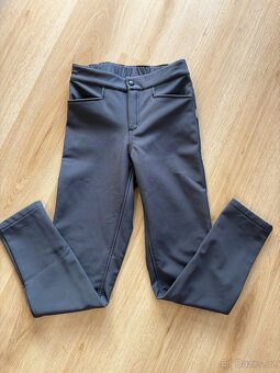 Zateplené šusťáky vel. 134, softshellové kalhoty vel. 152 - 4