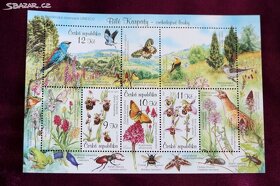 Krásné poštovní známky - aršíky 10 druhů - 4