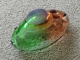 Váza a popelník - hutní sklo - 4
