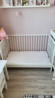 KOMPLET GULLIVER Dětská postýlka, přebalovací pult, matrace - 4