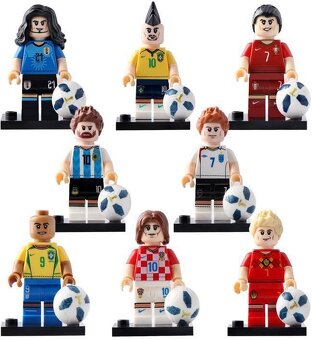 Figúrky futbal + basketbal (8ks) typ lego - nové - 4