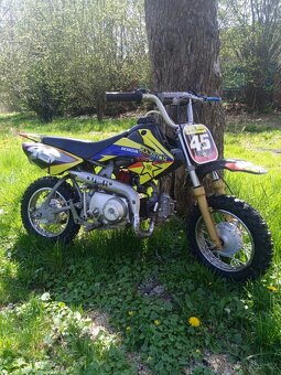 Dětské terénní moto 50ccm/4-takt,3-rychl.poloautomat - 4