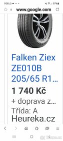 NOVÉ LETNÍ PNEU 205 65 16 - 4