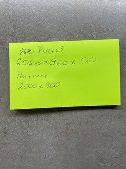 Dětská postel 90x200 včetně přistýlky a úložných zásuvek - 4