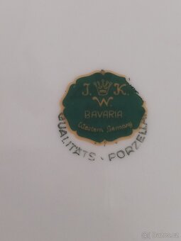 Josef Kuba ozdobné porcelánový talíř JKW Bavaria - 4
