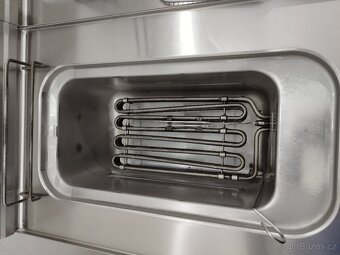 Fritéza 400V Silco + dvouplotýnka + podstavná skříňka na GN - 4