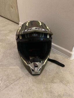 Dětská motorkrosová přilba velikost XS + vybavení - 4