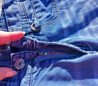 chlapecké rifle/džíny - vel. 140 - zn. F&D - 4