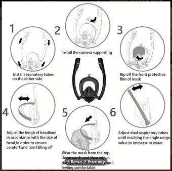 Mini potápěčské vybavení – sportovní šnorchlování - 4
