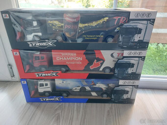 RC kamion na dálkové ovládání 49x8x12CM MOC PĚKNÝ SVÍTÍ - 4