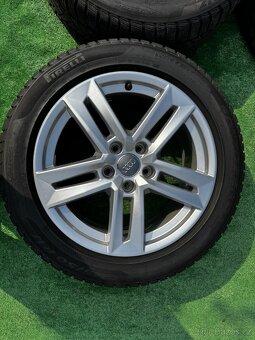 Originál alu kola Audi A5 A4 B9 zimní 5x112 R17 - 4