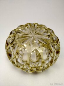 Popelník broušený citrínový - 4