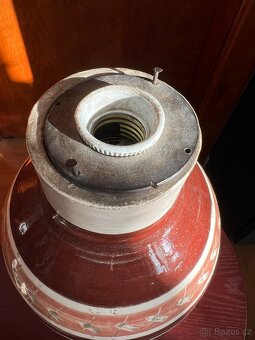 Stará keramická lampa - 4