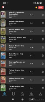 Sháním tyto Pokémon TCG karty. - 4