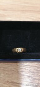 Zlatý prsten s briliantem - 4