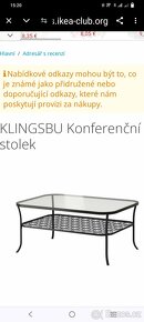 Stůl konferenční, stolek do obývacího pokoje, IKEA - 4