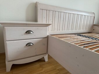 Celodřevěná ložnice JITONA VENETO, perfektní stav - 4
