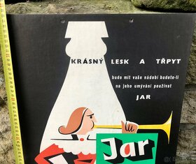Stara retro reklamní cedule Jar Rakona - 4