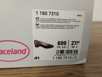 Černé lodičky 41 - 4