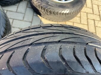 4x alu disky BMW 5x120 R16, letní pneu - 4