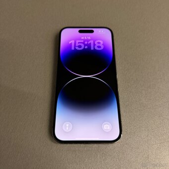iPhone 14 Pro 128GB deep purple, pěkný stav, rok záruka - 4