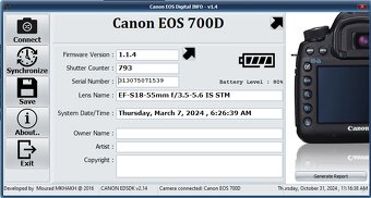 Canon EOS 700D + 15-55mm (pouze 793 snímků) - 4