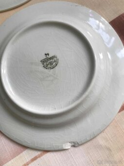 5 keramických dezertních talířů - 4