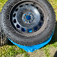 205/55R16 5x plech/letní pneu, Octavia 3, pěkný stav - 4