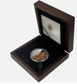 GUSTAV KLIMT - Medicina 2 oz stříbrná mince jen 500 kusů - 4