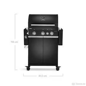 Gril Plynovy Burnhard Fred Deluxe (black),infra,mod 2023 - 4