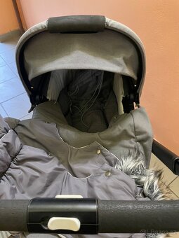 Kočárek 2v1 Cybex Balios S Lux BLACK Carry Cot S Soho Grey 2 - 4