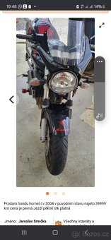 Honda hornet cb 600 f - 4