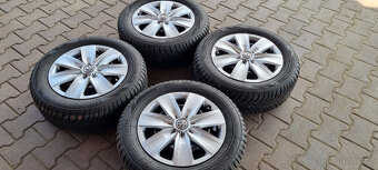 Plechové disky VW Troc 5x112 6x16 ET43 205/60r16 zimni - 4