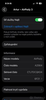 Apple Airpods 3rd v rocni zaruce Datart Original - 4