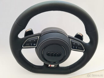 AUDI celoperforovaný volant s MULTIFUNKCIOU a RS F1 pádlami - 4