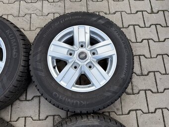 4x al kola 5x160 16 + pneu zimní 215/65 R16C - 4