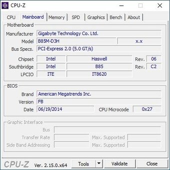 Základní deska Gigabyte GA-B85M-D3H (socket 1150) DDR3 - 4