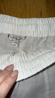 Dámské lněné šortky Tommy Hilfiger - 4