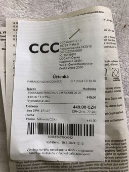 CCC Dětské sandálky vel. 22 - 4