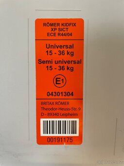 Autosedačka Römer KIDFIX XP SICT isofix - 4