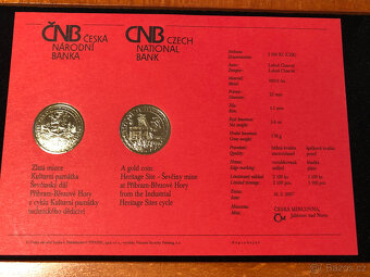 zlatá mince Ševčinský důl v Příbrami - BK - 4