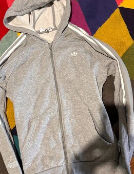 ADIDAS BAVLNĚNÁ STYLOVÁ MIKINA -VEL 175( M-L) - 4