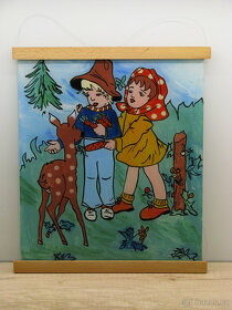 Dětské obrázky na zeď 2 ks - 4