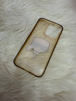 Třpytivý kryt na iPhone 13 Karl Lagerfeld - 4