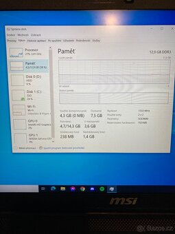 MSI MS-16GF – výkonný herní notebook (viz popis) - 4