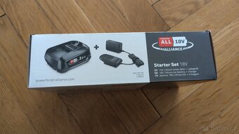 Akumulátor k nářadí BOSCH Power for all 18V, nepoužitý + nab - 4