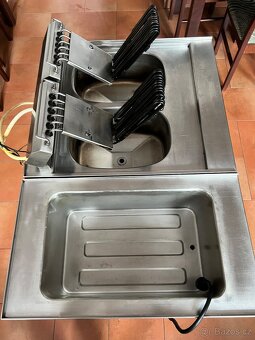 Fritéza - dvě komory + ohřevná vana komplet - 4