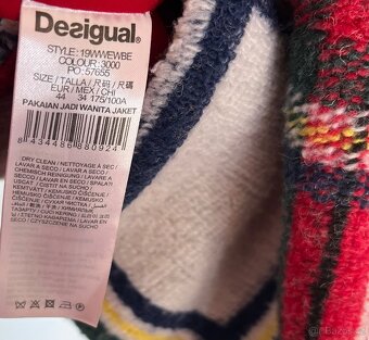 Vlněný kabát Desigual, vel. 44 - 4