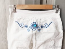 Dívčí plátěné kalhoty - 4