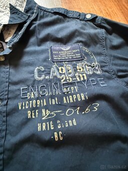 Košile Camp David Blue Haritage Brand Regular Fit - 4